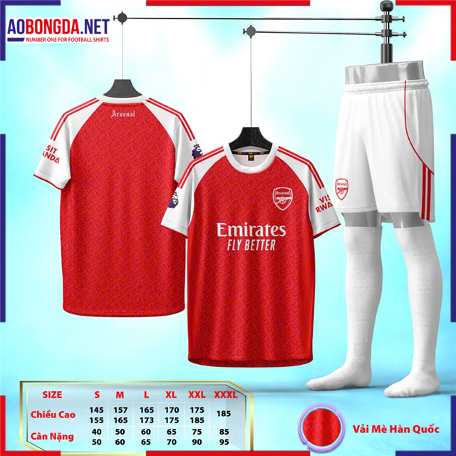 Áo Bóng Đá Câu Lạc Bộ Arsenal Đỏ 2026-2027